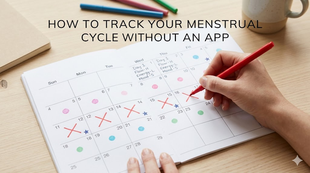 how to track menstrual cycle​