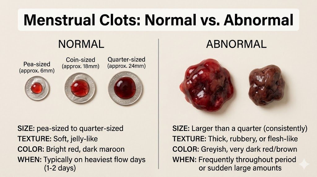 clots in menstrual​