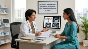 What is Ovarian Cyst and PCOS: Symptoms, Diagnosis and Treatment Options in India Ovarian Cyst vs PCOS