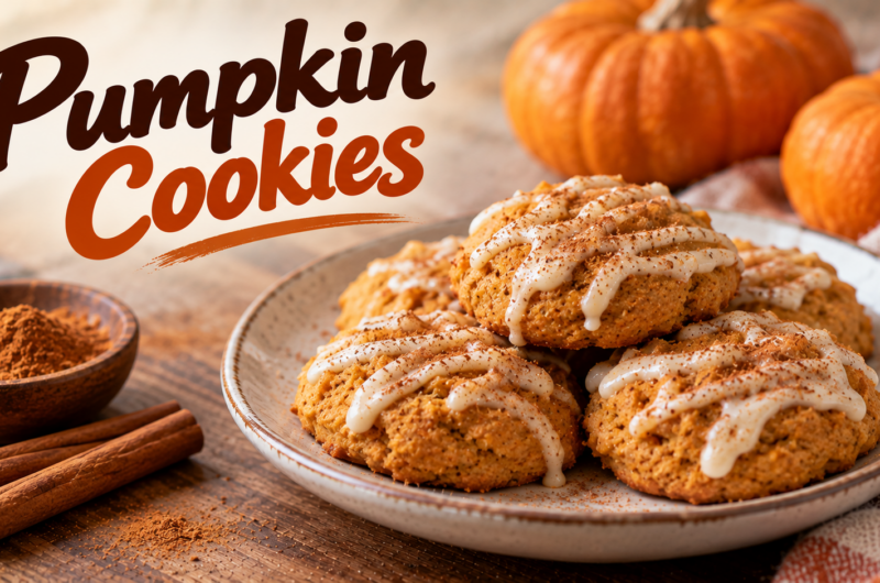 Period-Friendly Christmas Pumpkin Breakfast Cookies