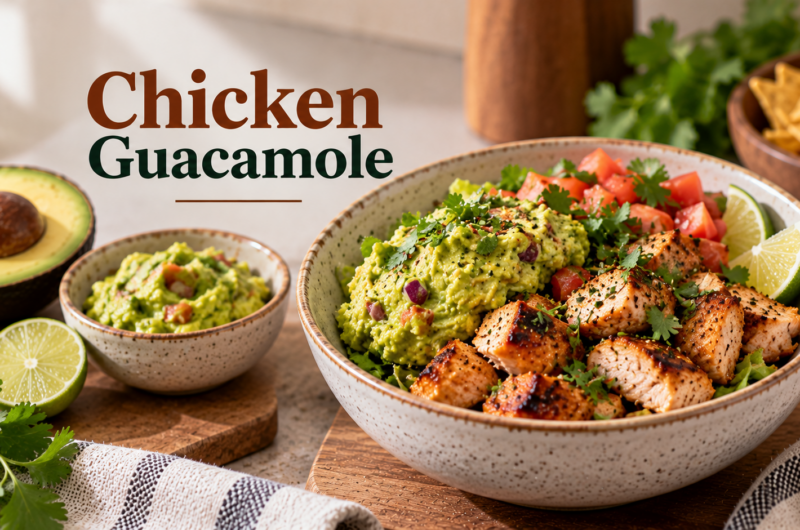 Chicken Guacamole Bowls Recipe for PMS