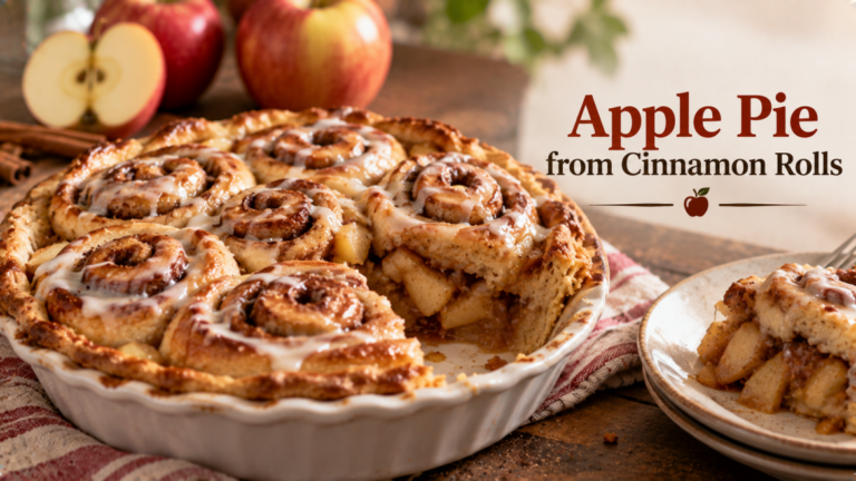 Halloween Style Apple Pie From Cinnamon Rolls for Periods: Easy & Nourishing