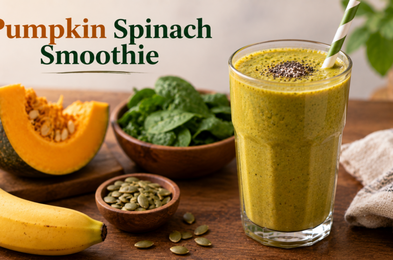 Pumpkin Spinach Smoothie Recipe for Pregnant MOM's