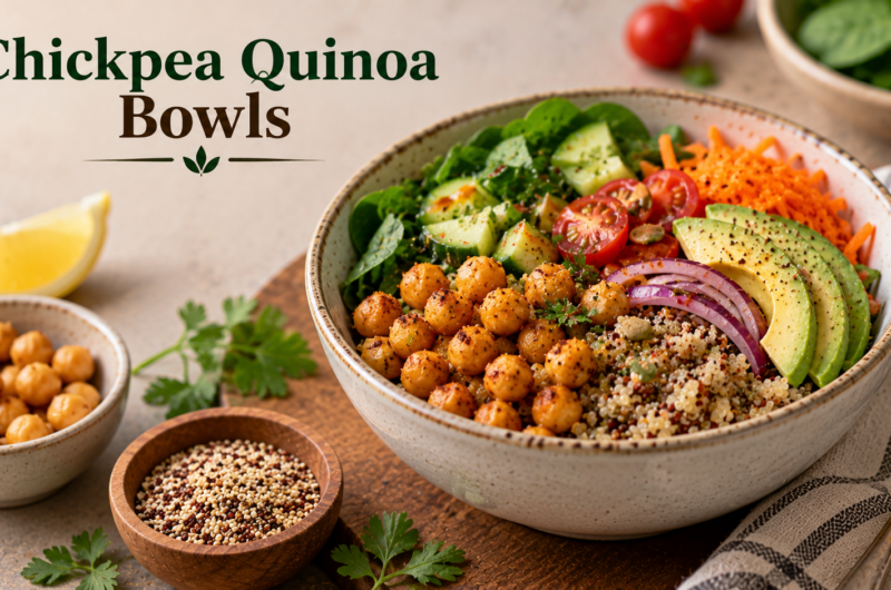 Chickpea Quinoa Bowls Recipe for Pregnancy