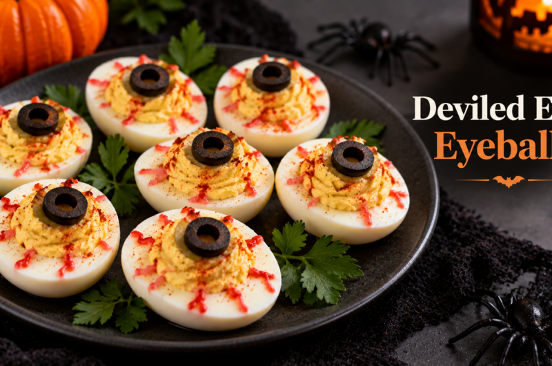 Halloween Deviled Egg Eyeballs for Periods