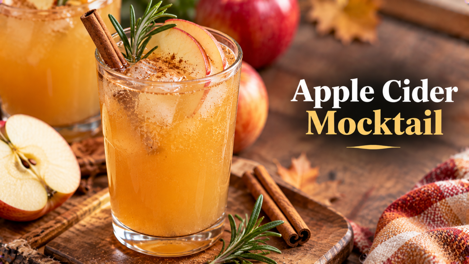 Periods-Friendly Spiced Apple Cider Mocktail