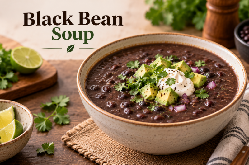 Black Bean Soup Recipe for PMS