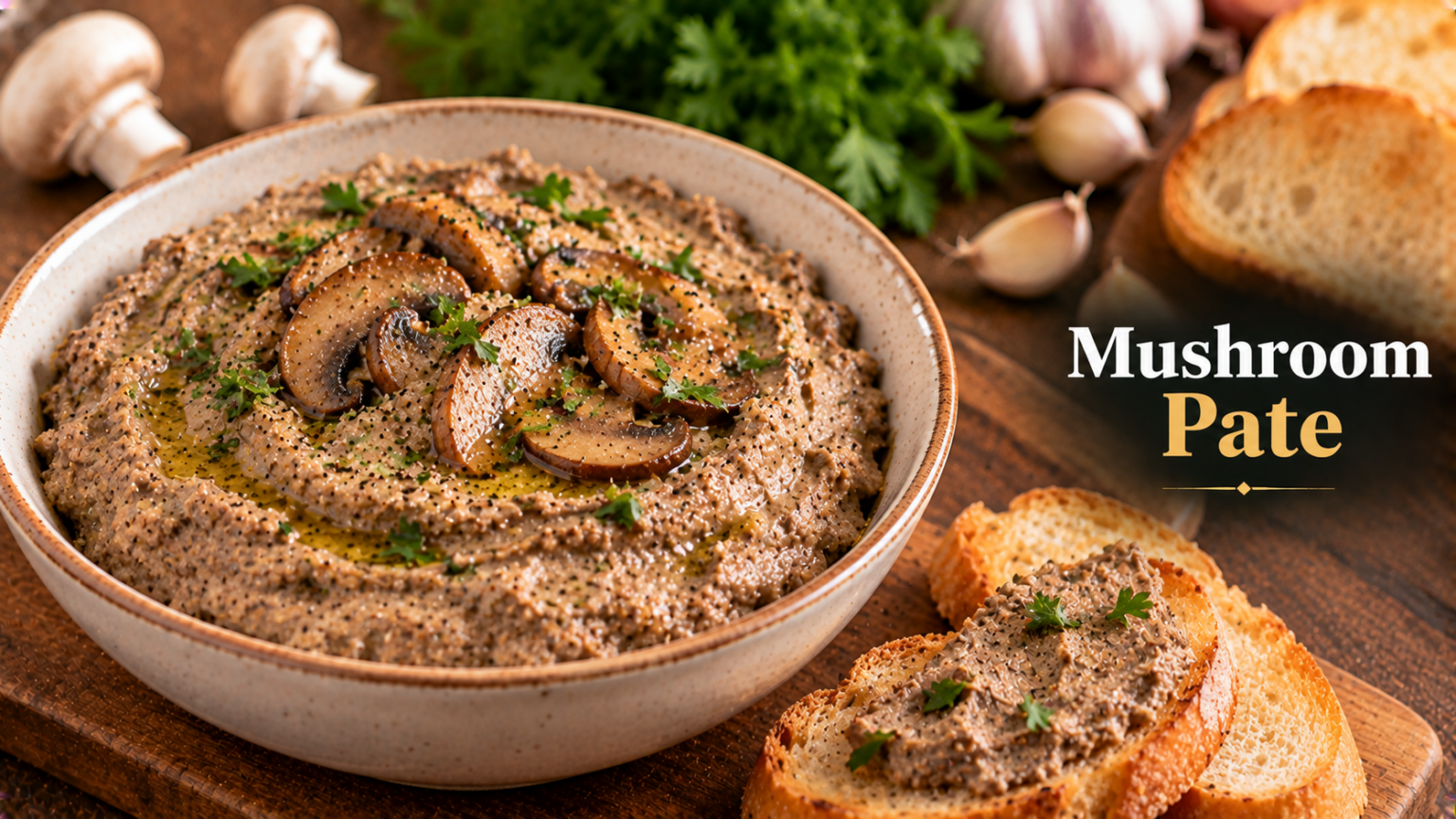 Periods-Friendly Mushroom Pate Recipe
