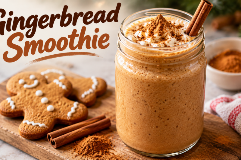 Period-Friendly Christmas Ginger Banana Smoothie
