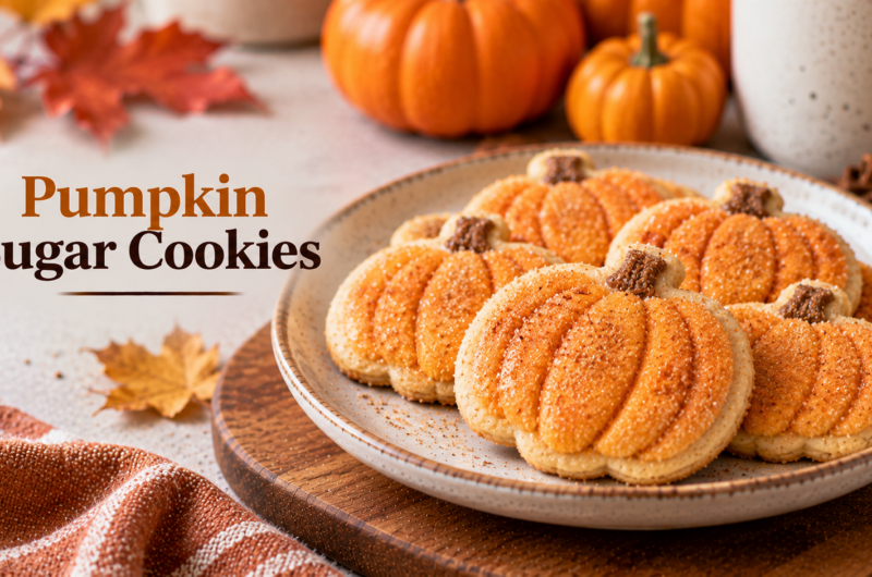 Halloween Pumpkin Sugar Cookies for Periods: Easy & Comforting Treat