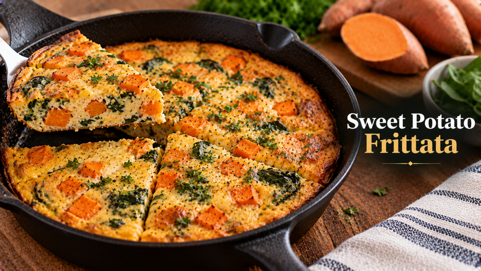 Periods-Friendly Sweet Potato Frittata