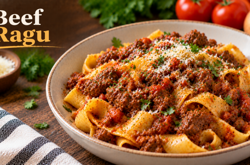 PCOS-Safe & Menstrual-Friendly Beef Ragu Recipe
