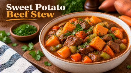PCOS-Friendly Healthy Slow Cooker Sweet Potato Beef Stew